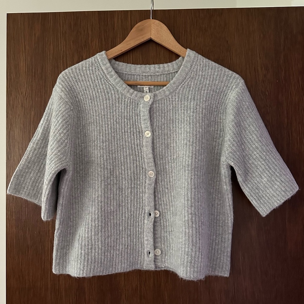 Aerie Unreal Short Sleeve Cardigan